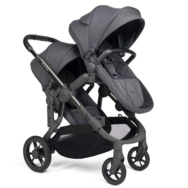 ICandy Orange Double Combo Dark Slate Marl Phantom Geschwisterkinderwagen | Inkl. Praktischem Zubehör – Bild 7