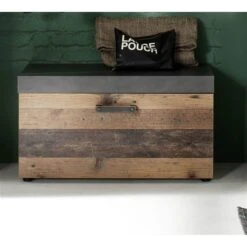 Trendteam Indy Garderoben-Set 5-teilig Old Wood / Graphit Grau -Baby Online Shop indy gd 1879 310 23 frontal 1