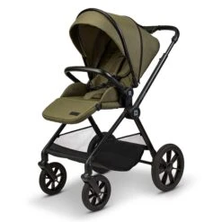 Moon Clicc Kombi-Kinderwagen Moss Green Melange Zubehör Bundle -Baby Online Shop k24 clicc 63980800 sportsitz mossgreenmelange 802 8 frontleft 1