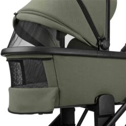 Moon Piú Kombi-Kinderwagen Moss Green/black Matt Zubehör Bundle -Baby Online Shop k24 piu 64960630 wannenfensteroffen mossgreen 655 1