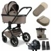 Moon Resea Plus Kinderwagen Mud/black Matt Zubehör Bundle -Baby Online Shop k24 reseaplus 64940530 wanne mud 622 6 backleft zubehoer bundle