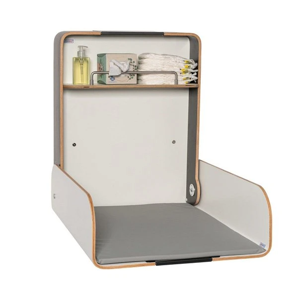 Timkid KAWAmidi Wandwickeltisch Weiß Inklusive Wickelmatte | Modern & Slim 4 Timkid KAWAmidi Wandwickeltisch Weiß Inklusive Wickelmatte | Modern & Slim – Bild 2