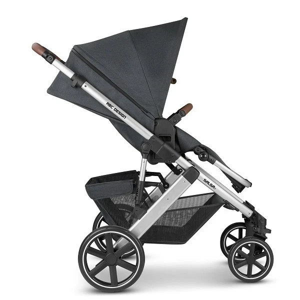 ABC Design Salsa 4 Kinderwagen Bundle Storm Mit Cybex Aton 5 Und Adapter 9 ABC Design Salsa 4 Kinderwagen Bundle Storm Mit Cybex Aton 5 Und Adapter – Bild 7