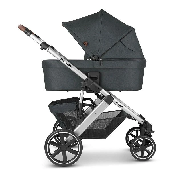 ABC Design Salsa 4 Kinderwagen Bundle Storm Mit Cybex Aton 5 Und Adapter 6 ABC Design Salsa 4 Kinderwagen Bundle Storm Mit Cybex Aton 5 Und Adapter – Bild 4