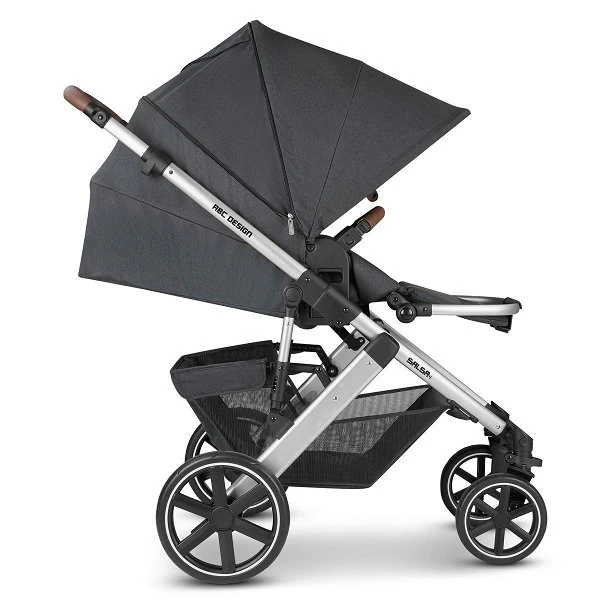 ABC Design Salsa 4 Kinderwagen Bundle Storm Mit Cybex Aton 5 Und Adapter 8 ABC Design Salsa 4 Kinderwagen Bundle Storm Mit Cybex Aton 5 Und Adapter – Bild 6