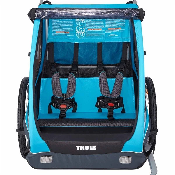 Thule Coaster XT Kinderanhänger Blue Umbaubar Zum Fahrradanhänger Und Kinderwagen 4 Thule Coaster XT Kinderanhänger Blue Umbaubar Zum Fahrradanhänger Und Kinderwagen – Bild 2