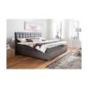 Meise Lenno Boxspringbett 180 X 200 Cm Grau Stoff Kopfteil Gesteppt & Gratis Lieferung -Baby Online Shop lenno boxspring 4086 16 gr 3
