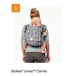 Stokke® Limas™ Plus Babytrage Grey Melange -Baby Online Shop limasplus floralslate back 220425 0703 rt 1 1 1 1 1