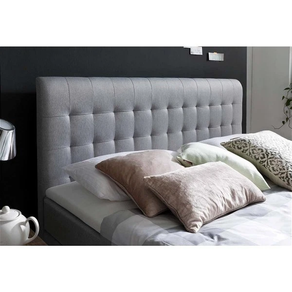 Meise Möbel Massello Boxspringbett 180 X 200 Cm Hellgrau Stoff - Inklusive Lieferung 4 Meise Möbel Massello Boxspringbett 180 X 200 Cm Hellgrau Stoff - Inklusive Lieferung – Bild 2