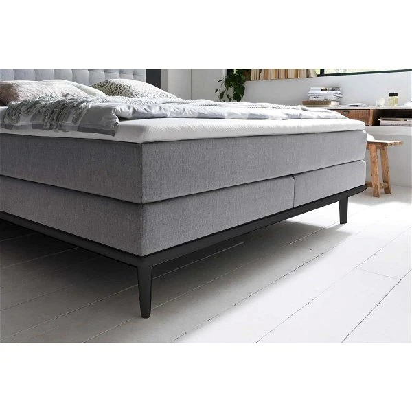 Meise Möbel Massello Boxspringbett 180 X 200 Cm Hellgrau Stoff - Inklusive Lieferung 3 Meise Möbel Massello Boxspringbett 180 X 200 Cm Hellgrau Stoff - Inklusive Lieferung