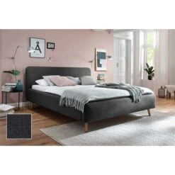 Meise Möbel Mattis Polsterbett 180 X 200 Cm Stoff Anthrazit Zum Top-preis & Gratis Lieferung