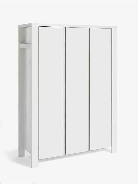 Schardt Milano Weiss Kleiderschrank 3 Türen Dekor Weiß/MDF Weiß 3 Schardt Milano Weiss Kleiderschrank 3 Türen Dekor Weiß/MDF Weiß