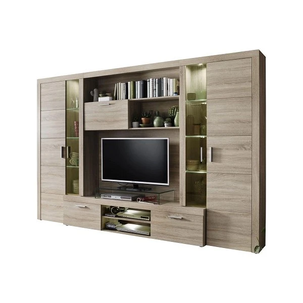 Trendteam Mondeo Anbauwand Eiche Sägerau Hell 3 Trendteam Mondeo Anbauwand Eiche Sägerau Hell