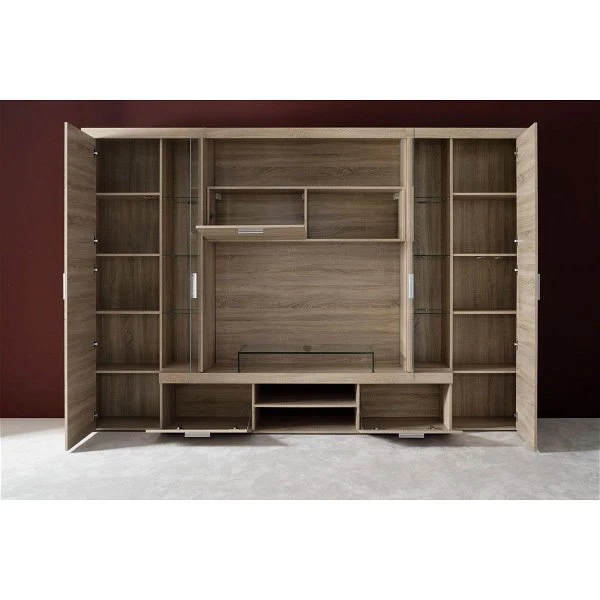 Trendteam Mondeo Anbauwand Eiche Sägerau Hell 4 Trendteam Mondeo Anbauwand Eiche Sägerau Hell – Bild 2