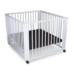 TiSsi Moritz Laufgitter Aus Massiv Buche Weiß Platzsparend Faltbar Mit Rollen -Baby Online Shop moritz ws mitte gr 1