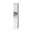 Trendteam Nano Hochschrank Weiß / Beton Stone -Baby Online Shop nano bd 1846 101 35 frontal