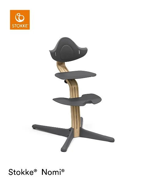 Stokke® Nomi® Stuhl Oak Anthracite 4 Stokke® Nomi® Stuhl Oak Anthracite – Bild 2