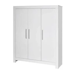 Schardt Nordic White Kleiderschrank 3 Türen Dekor Weiß