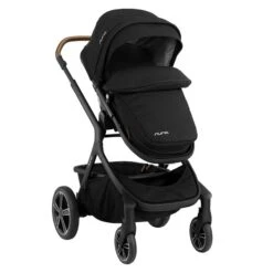 Nuna DEMI Grow Kinderwagen Caviar Inkl. Fußsack, Regenverdeck, Adapter, Einkaufskorb 10 Nuna DEMI Grow Kinderwagen Caviar Inkl. Fußsack, Regenverdeck, Adapter, Einkaufskorb -Baby Online Shop nuna demigrow caviar angle fm single gl