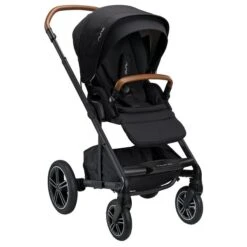 Nuna MIXX Next Kinderwagen Caviar Inkl. Fußsack, Regenverdeck, Adapter