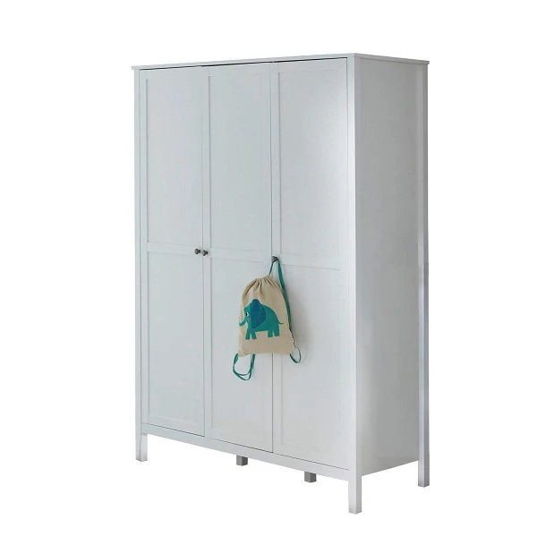 Trendteam Ole Kleiderschrank 3-türig Weiß 3 Trendteam Ole Kleiderschrank 3-türig Weiß