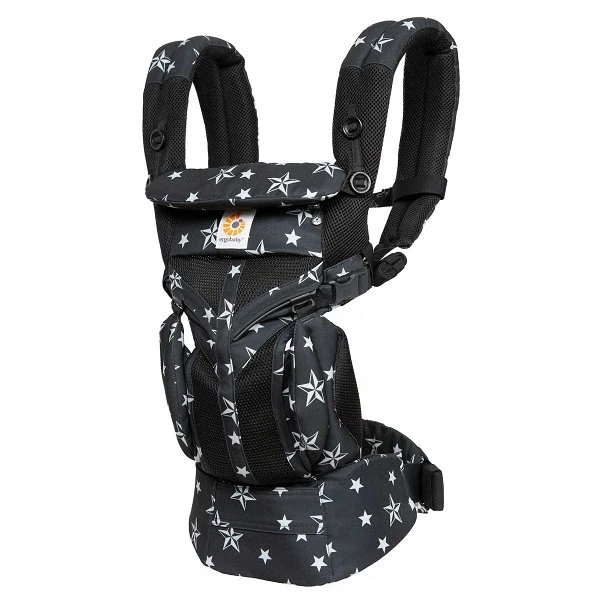 Ergobaby Omni 360 Cool Air Mesh Black Stars Babytrage 4 Ergobaby Omni 360 Cool Air Mesh Black Stars Babytrage – Bild 2