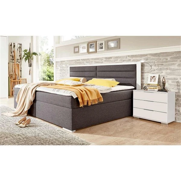 Wimex Orlando Funktionspolsterbett Graphit Weiß 180x200cm Bonellfederkernmatratze Mit Stauraumbox 3 Wimex Orlando Funktionspolsterbett Graphit Weiß 180x200cm Bonellfederkernmatratze Mit Stauraumbox