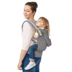 Kinderkraft Huggy Babytrage Grey Sichere, Ergonomische Position -Baby Online Shop packshot 9 1
