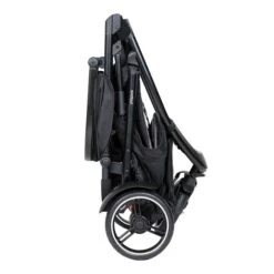 Phil&teds Dot Buggy Inklusive Sitzauflage Sky 11 Phil&teds Dot Buggy Inklusive Sitzauflage Sky -Baby Online Shop phil teds dot buggy charcoal folded side view 4