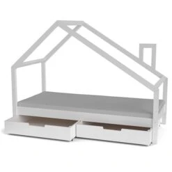 Nature Kid Milo Hausbett Weiß Mit Giebeldach Liegefläche 120 X 200 9 Nature Kid Milo Hausbett Weiß Mit Giebeldach Liegefläche 120 X 200 -Baby Online Shop ravenna whiteroom 5 2k