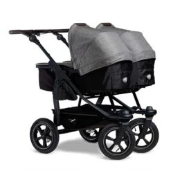 Tfk Duo 2 Kombi Kinderwagen Premium Grau Luftrad-Set