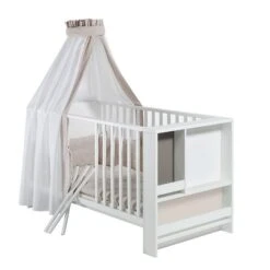 Schardt Eco Plus Kinderbett 70 X 140 Cm Halifax Eiche/weiß -Baby Online Shop schardt puenktchenbeige bettset 17