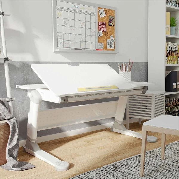 Nature Kid Terra Schreibtisch Weiß Arbeitsplatte 4 Nature Kid Terra Schreibtisch Weiß Arbeitsplatte – Bild 2