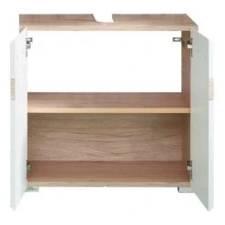 Trendteam Set-One Bad Kombination 4-teilig Weiß / Eiche 9 Trendteam Set-One Bad Kombination 4-teilig Weiß / Eiche -Baby Online Shop set one bd 1336 301 96 frontal geoeffnet freisteller