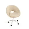 Nature Kid Drehstuhl Siena Samtbezug Beige Gestell Silber -Baby Online Shop siena boho beige whiteroom 1zu1