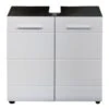 Trendteam Skin Waschbeckenunterschrank Weiß Hochglanz -Baby Online Shop skin bd 1116 301 01 frontal freisteller