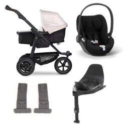 Tfk Mono 2 Kinderwagen Bundle Sand Luftrad | CYBEX Cloud T I-Size + Base + Adapter
