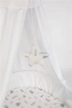 Mionido Stubenwagen Maxi Weiß Pyjamabär Grün Mit Garnierung, Matratze Und Matratzenbezug 11 Mionido Stubenwagen Maxi Weiß Pyjamabär Grün Mit Garnierung, Matratze Und Matratzenbezug -Baby Online Shop v1 560 80 3