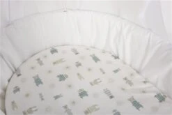 Mionido Stubenwagen Maxi Weiß Pyjamabär Grün Mit Garnierung, Matratze Und Matratzenbezug 12 Mionido Stubenwagen Maxi Weiß Pyjamabär Grün Mit Garnierung, Matratze Und Matratzenbezug -Baby Online Shop v1 560 80 4