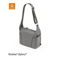 Stokke® Xplory® X Wickeltasche Modern Grey -Baby Online Shop xplory x changingbag moderngrey 200923 029 carry rt