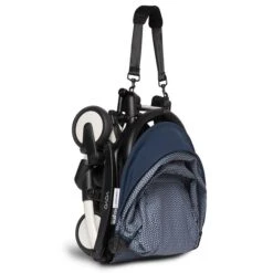 BABYZEN™ YOYO² 6+ Buggy Air France Blue Gestell White -Baby Online Shop yoyo 2 6 folded 3 4 white frame air france web