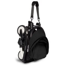 BABYZEN™ YOYO² 6+ Buggy Black Gestell White -Baby Online Shop yoyo 2 6 folded 3 4 white frame black web
