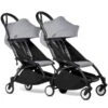 BABYZEN™ YOYO² Doppelbuggy Stone Gestell Black