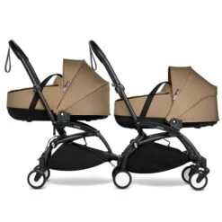 BABYZEN™ YOYO² Zwillingskinderwagen Toffee Gestell Black -Baby Online Shop yoyo connect yoyo 2 profile twin bassinet black frame toffee web