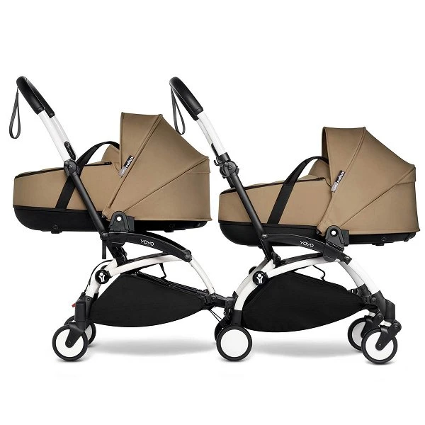 BABYZEN™ YOYO² Zwillingskinderwagen Toffee Gestell White 4 BABYZEN™ YOYO² Zwillingskinderwagen Toffee Gestell White – Bild 2